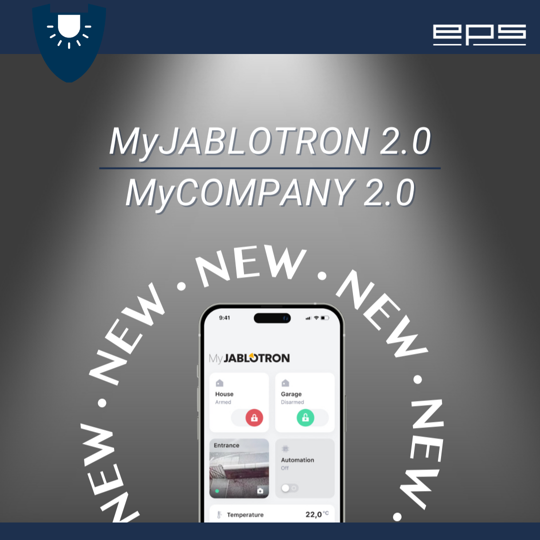 Neue Apps MyJABLOTRON 2.0 und MyCOMPANY 2.0